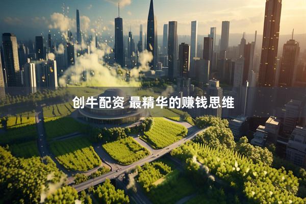 创牛配资 最精华的赚钱思维