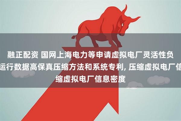 融正配资 国网上海电力等申请虚拟电厂灵活性负荷历史运行数据高保真压缩方法和系统专利, 压缩虚拟电厂信息密度